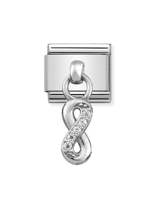 Composable Classic Dekoratif Charm - Charm Semboller - Sonsuzluk -  925 Gümüş