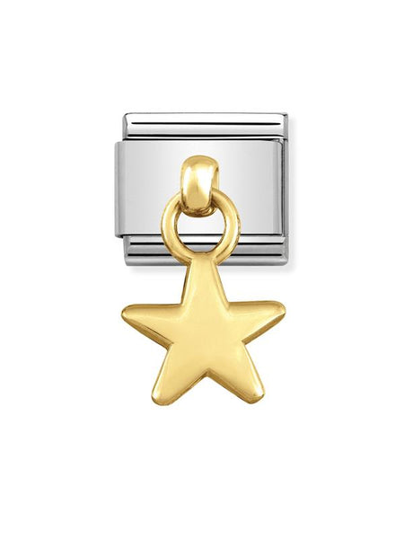 Composable Classic Dekoratif Charm - Charm Semboller - Yıldız - (05 Star) 18K Altın