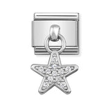 Composable Classic Dekoratif Charm - Charm Semboller - Yıldız - (05 Star) 925 Gümüş