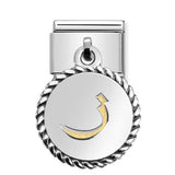 Composable Classic Dekoratif Charm - Charm Yazılar Arapça - Zay - (15 Zay) 18K Altın