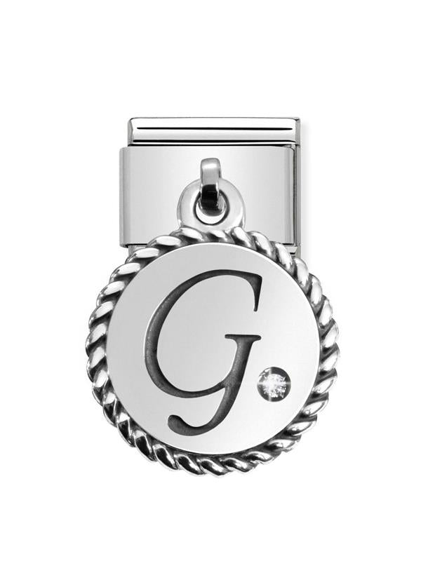 Composable Classic Dekoratif Charm - Charm Yazılar - G - (07 G) 925 Gümüş