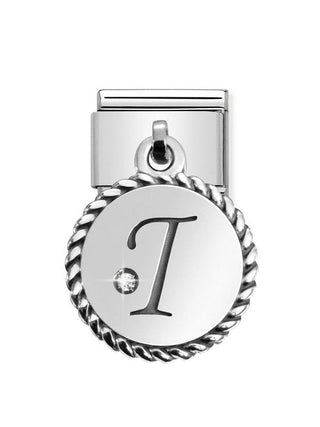 Composable Classic Dekoratif Charm - Charm Yazılar - I - (09 I) 925 Gümüş