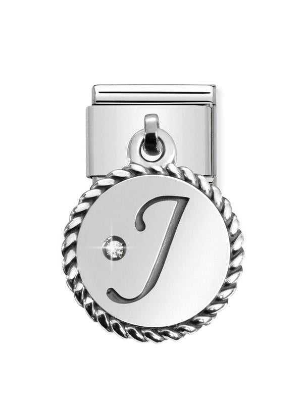 Composable Classic Dekoratif Charm - Charm Yazılar - J - (10 J) 925 Gümüş