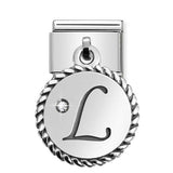 Composable Classic Dekoratif Charm - Charm Yazılar - L - (12 L) 925 Gümüş