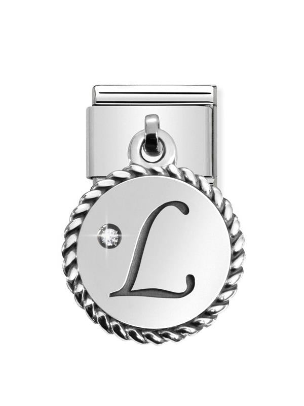 Composable Classic Dekoratif Charm - Charm Yazılar - L - (12 L) 925 Gümüş