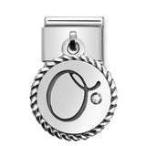 Composable Classic Dekoratif Charm - Charm Yazılar - O - (15 O) 925 Gümüş