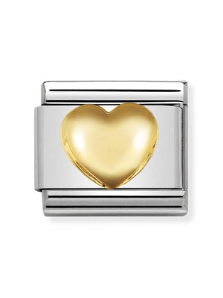 Composable Classic Dekoratif Link  Aşk  Kalp  01 Raised heart 18K Altın