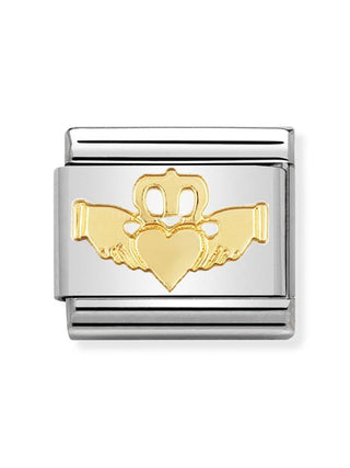 Composable Classic Dekoratif Link - Celtic - Claddagh - (05 Cladding) 18K Altın