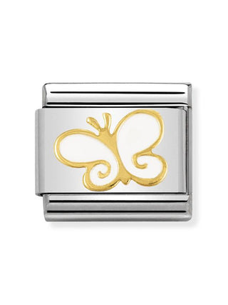 Composable Classic Dekoratif Link  Doğa  Kelebek  03 Butterfly 18K Altın