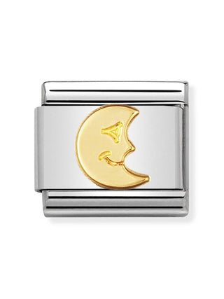 Composable Classic Dekoratif Link - Eğlence - Ay - (15 Moon) 18K Altın