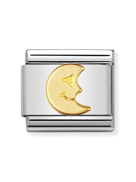 Composable Classic Dekoratif Link - Eğlence - Ay - (15 Moon) 18K Altın