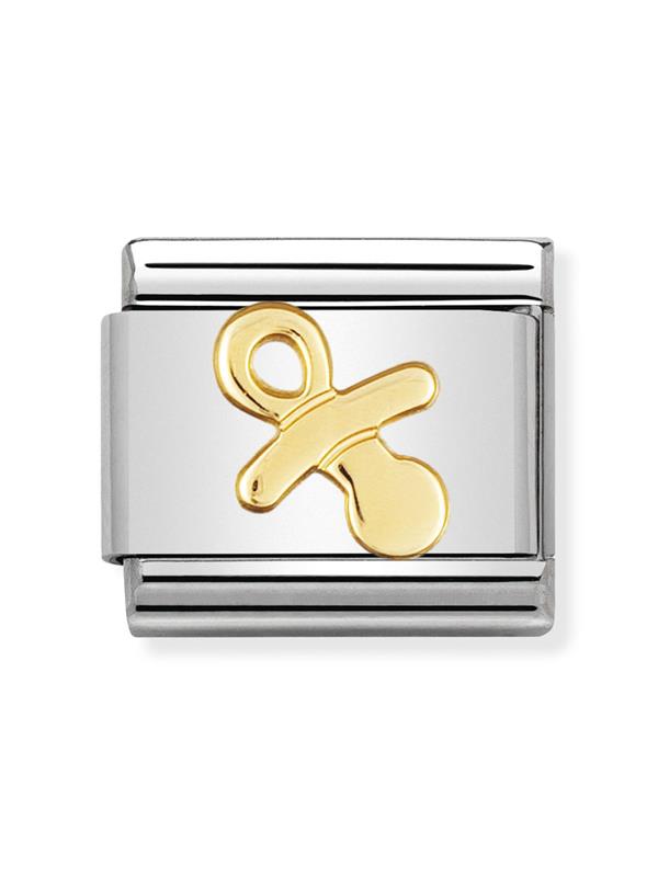 Composable Classic Dekoratif Link - Günlük Hayat - Emzik - (07 Pacifier) 18K Altın