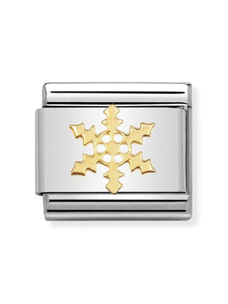 Composable Classic Dekoratif Link - Günlük Hayat - Kar Tanesi - (14 Snowflake) 18K Altın