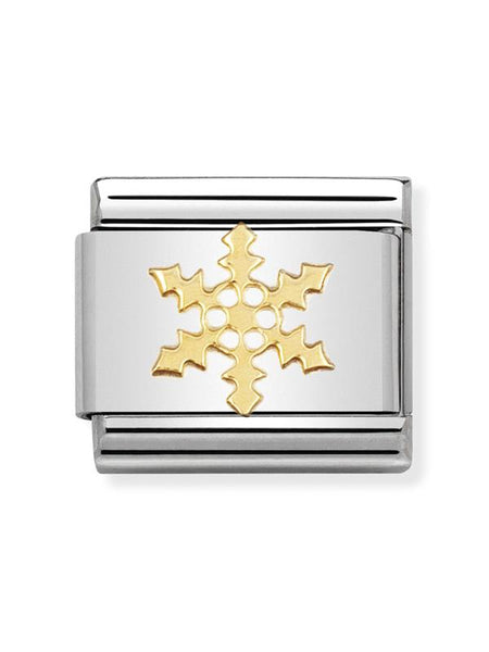 Composable Classic Dekoratif Link - Günlük Hayat - Kar Tanesi - (14 Snowflake) 18K Altın