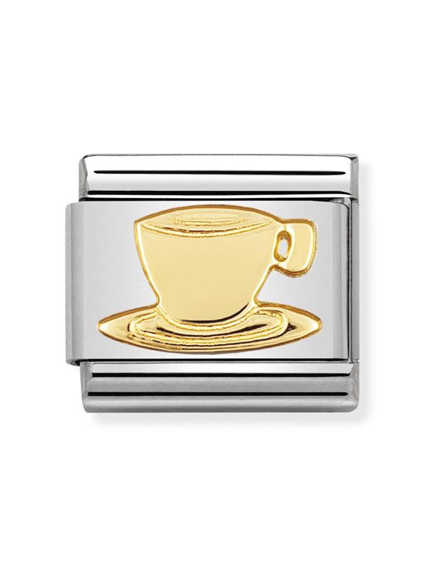 Composable Classic Dekoratif Link - Günlük Hayat - Kupa - (05 Coffee cup) 18K Altın