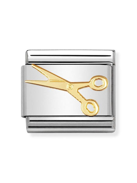 Composable Classic Dekoratif Link - Günlük Hayat - Makas - (03 Little scissors) 18K Altın
