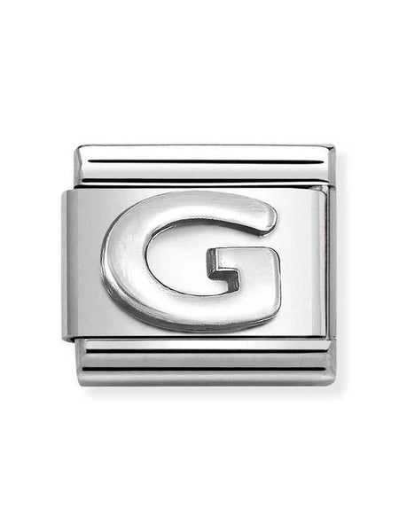 Composable Classic Dekoratif Link - Harfler - G - (07 G) 925 Gümüş