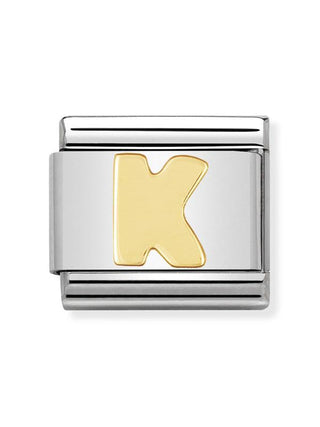 Composable Classic Dekoratif Link - Harfler - K harfi - (11 K) 18K Altın