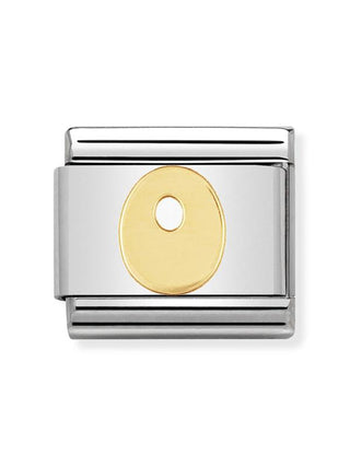 Composable Classic Dekoratif Link - Harfler - O harfi - (15 O) 18K Altın