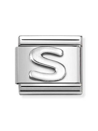 Composable Classic Dekoratif Link  Harfler  S  19 S 925 Gümüş
