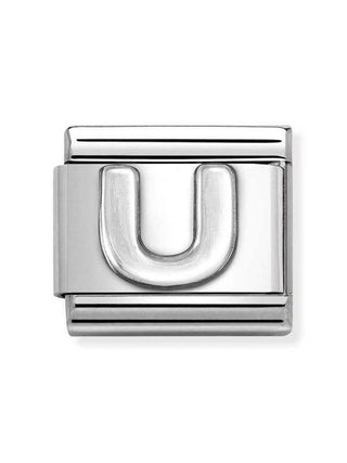 Composable Classic Dekoratif Link - Harfler - U - (21 U) 925 Gümüş