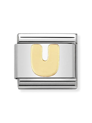 Composable Classic Dekoratif Link - Harfler - U harfi - (21 U) 18K Altın