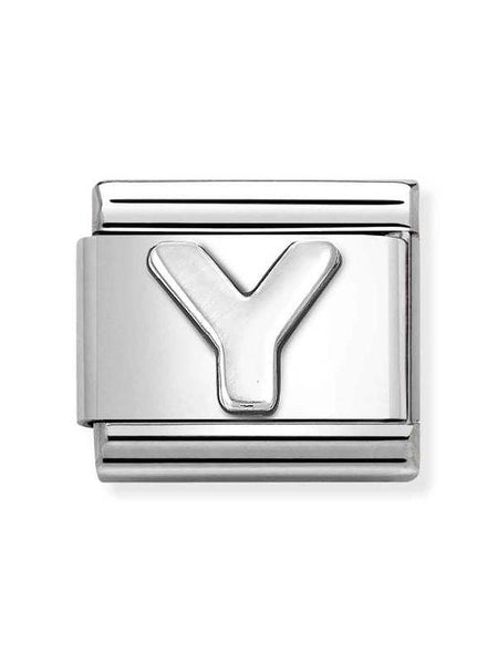 Composable Classic Dekoratif Link  Harfler  Y  25 Y 925 Gümüş