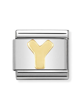Composable Classic Dekoratif Link - Harfler - Y harfi - (25 Y) 18K Altın