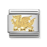 Composable Classic Dekoratif Link - Hayvanlar - Ejderha - (31 Dragon) 18K Altın