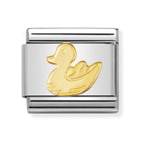 Composable Classic Dekoratif Link - Hayvanlar - Ördek - (01 Duck) 18K Altın