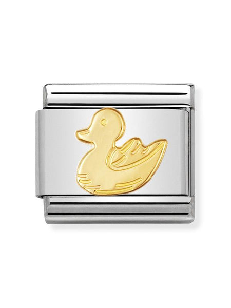 Composable Classic Dekoratif Link - Hayvanlar - Ördek - (01 Duck) 18K Altın