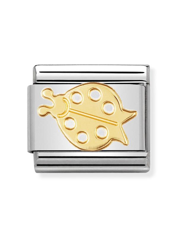 Composable Classic Dekoratif Link - Hayvanlar - Uğur Böceği - (03 Ladybug) 18K Altın