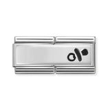 Composable Classic Dekoratif Link - İkili Gravür - Emzik - (19 Pacifier) 925 Gümüş