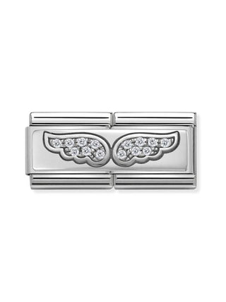 Composable Classic Dekoratif Link - İkili Semboller - Kanatlar -  925 Gümüş