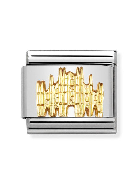Composable Classic Dekoratif Link - Kabartma Anıtlar - Milan Duomo -  18K Altın