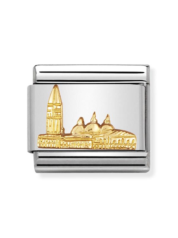 Composable Classic Dekoratif Link - Kabartma Anıtlar - St Marks Meydanı -  18K Altın