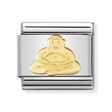 Composable Classic Dekoratif Link - Maneviyat - Buda - (06 Buddha) 18K Altın