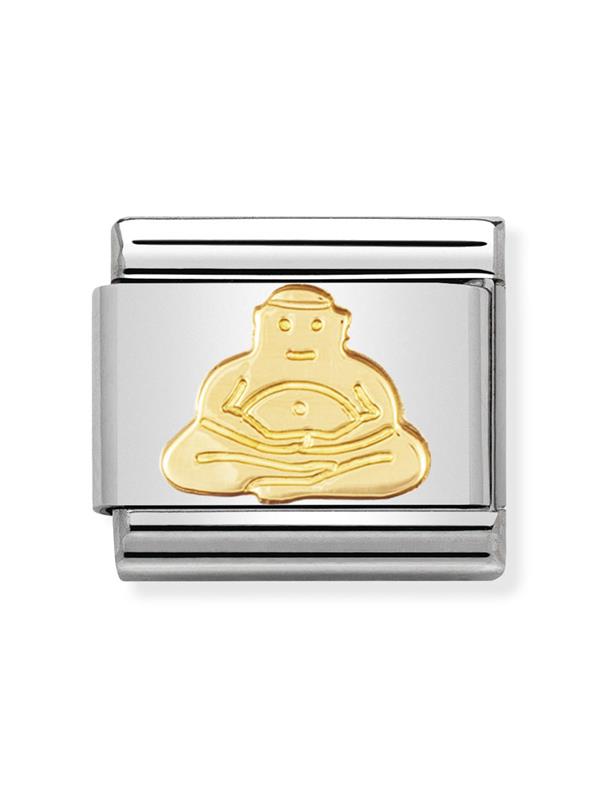 Composable Classic Dekoratif Link - Maneviyat - Buda - (06 Buddha) 18K Altın