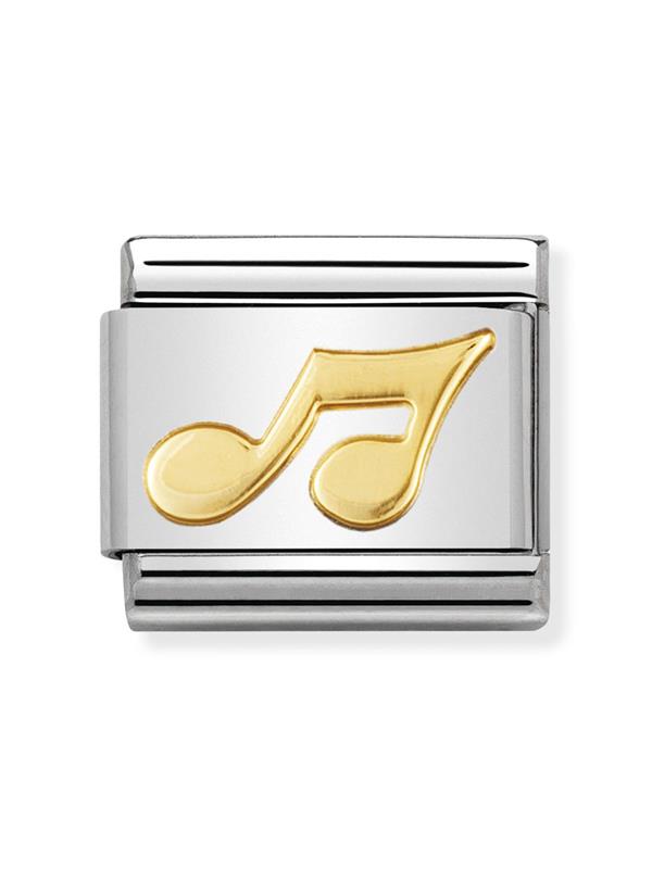 Composable Classic Dekoratif Link - Müzik - Müzik Notası - (02 Musical Note) 18K Altın