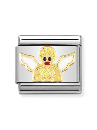 Composable Classic Dekoratif Link - Noel - Melek - (16 Angel) 18K Altın