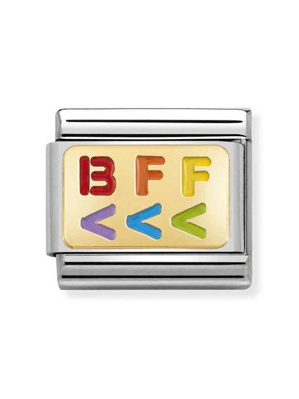 Composable Classic Dekoratif Link - Plakalar - BFF sol oklar -  18K Altın