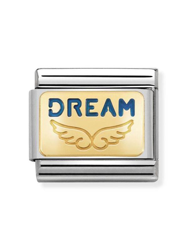 Composable Classic Dekoratif Link - Plakalar - Dream Melek -  18K Altın