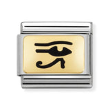 Composable Classic Dekoratif Link - Plakalar - Egyptian eye - (20 Egyptian eye) 18K Altın