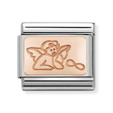 Composable Classic Dekoratif Link - Plakalar Mesajlar - Koruyucu Melek -  9K Rose Altın