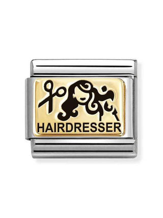 Composable Classic Dekoratif Link - Plakalar Mesajlar - Kuaför - 18K Altın