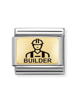 Composable Classic Dekoratif Link - Plakalar Mesajlar - Müteahhit -  18K Altın