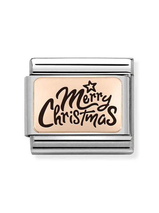 Composable Classic Dekoratif Link - Plakalar Mesajlar - Noel -  9K Rose Altın