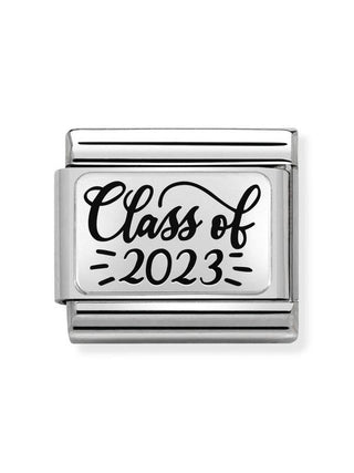 Composable Classic Dekoratif Link - Plakalar Oksitlenmiş - 2023 sınıfı -  925 Gümüş