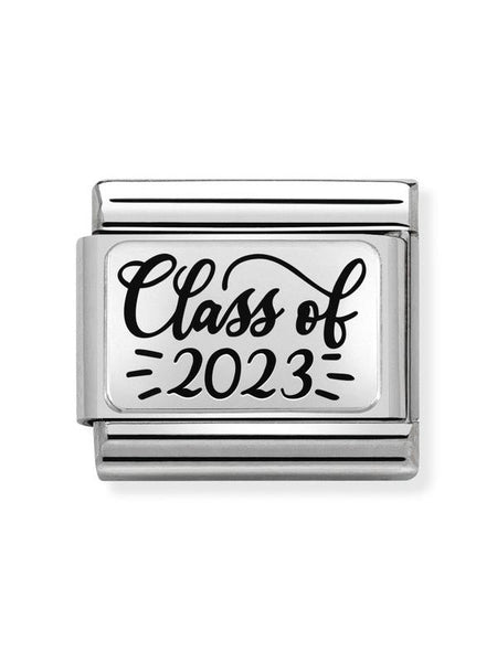 Composable Classic Dekoratif Link - Plakalar Oksitlenmiş - 2023 sınıfı -  925 Gümüş