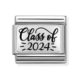 Composable Classic Dekoratif Link - Plakalar Oksitlenmiş - 2024 sınıfı -  925 Gümüş